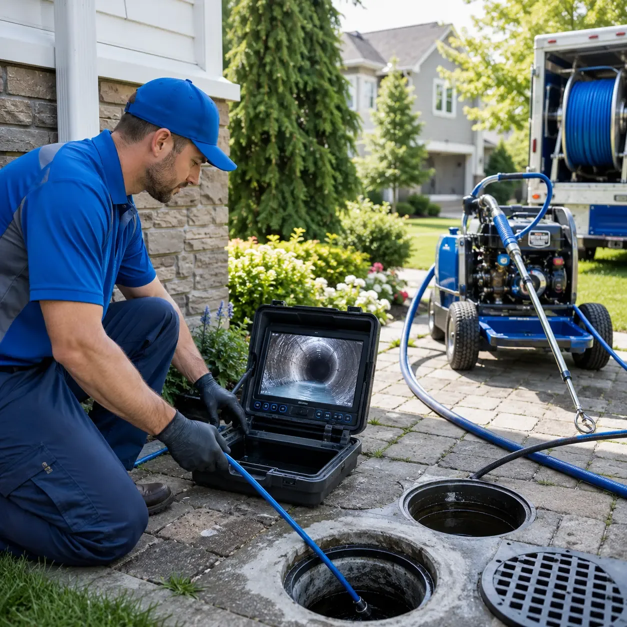 Outdoor drain cleaning professionals serving Henryetta, OK